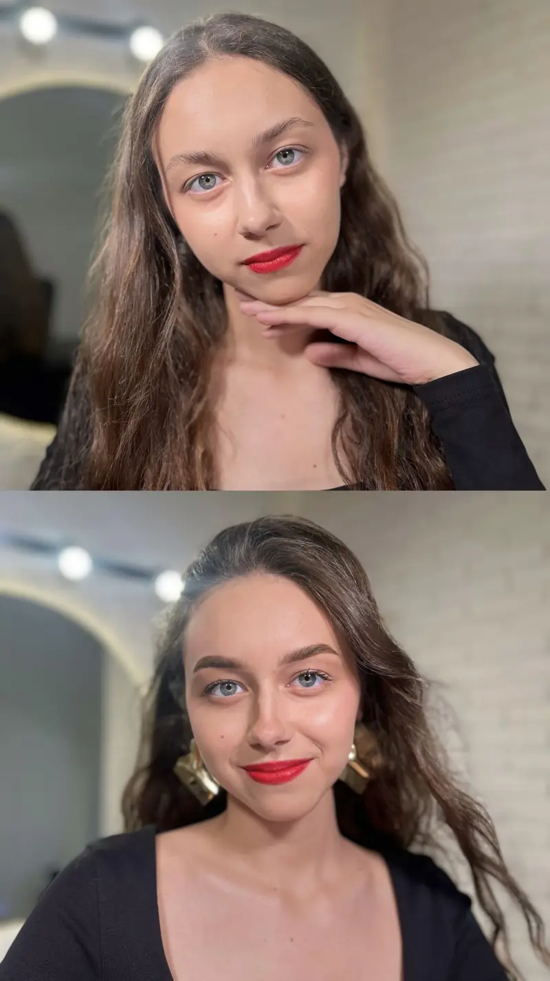 Окрашивание / осветление + коррекция — результат работы KOSHKOBROW STUDIO